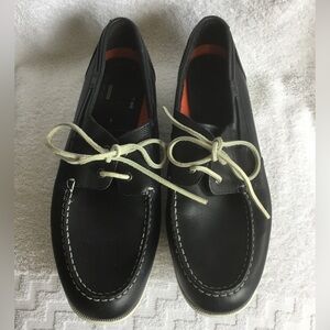 Rockport Navy Boat Shoes
